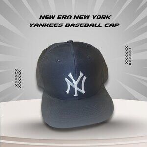 New Era New York Yankees Baseball Cap Navy Blue Adjustable Fit
